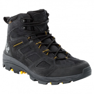 Jack Wanderschuhe Wolfskin Vojo 3 Mid Texapore (wasserdicht) schwarz Herren